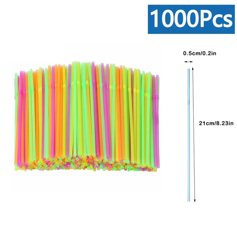 50-6000Pc Colorful Drinking Straws for Party Cocktail Use