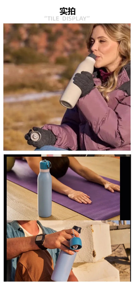 18oz 24oz Stainless Steel Thermos Water Bottle with Handle