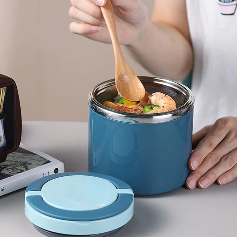 Soup Thermos Bento Container Stainless Steel Insulated Lunch Box with Handle