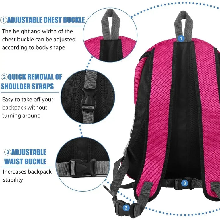 New Dog Pet Backpack Carrier Travel Bag Front Pack Breathable Adjustable Safety Outdoor
