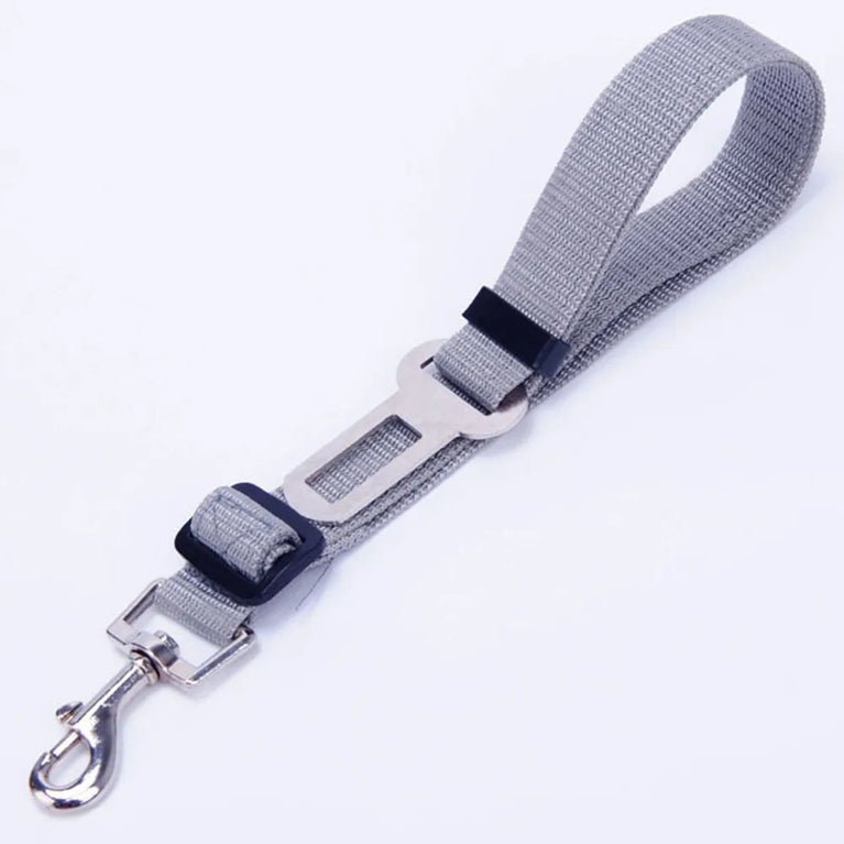 Adjustable Reflective Dog Car Seat Belt Harness With Lights Safety Travel Belt