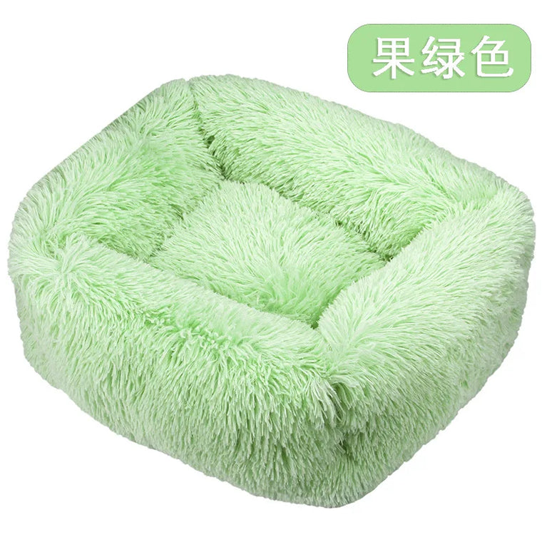Super Soft Plush Pet Bed Dog Basket Cushion Sleeping House