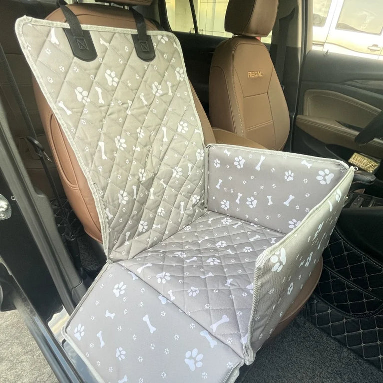 Waterproof Dog Car Seat Carrier Bag Travel Hammock Crate Oxford