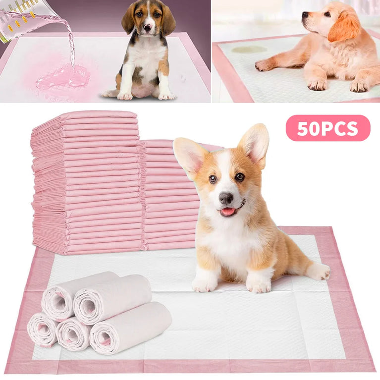 Super Absorbent Pet Diaper Dog Training Pee Pads Quick-dry Mat