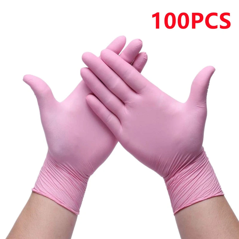 20/50/100PCS Nitrile Gloves Disposable Kitchen Gloves Powder Free