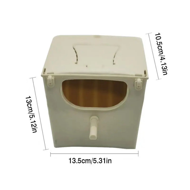 Breeding Bird Nest Box | Removable High-Quality Plastic Nesting House