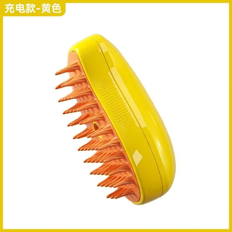 Cat Steamy Brush Electric Spray Massage Grooming Shedding 3in1 Tool