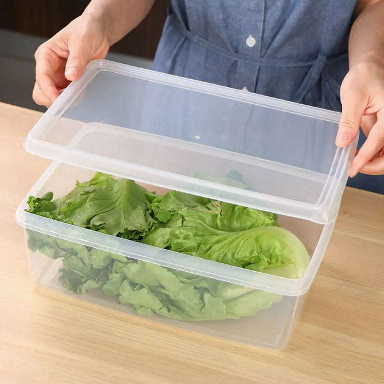 Durable Transparent Storage Box Reusable Food Grade Kitchen Storage Box
