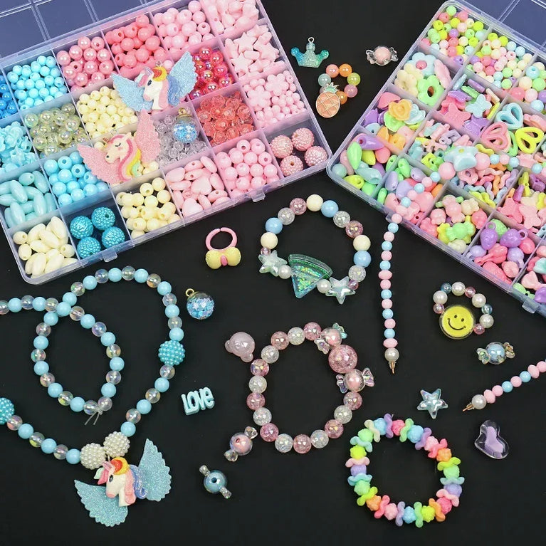 DIY Polymer Clay Beads Jewelry Making Kit | Creative Crafts for Kids