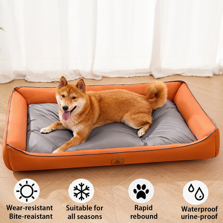 Large Dog Sofa Bed Waterproof Cooling XXL Orthopedic Fluffy Luxury Bed