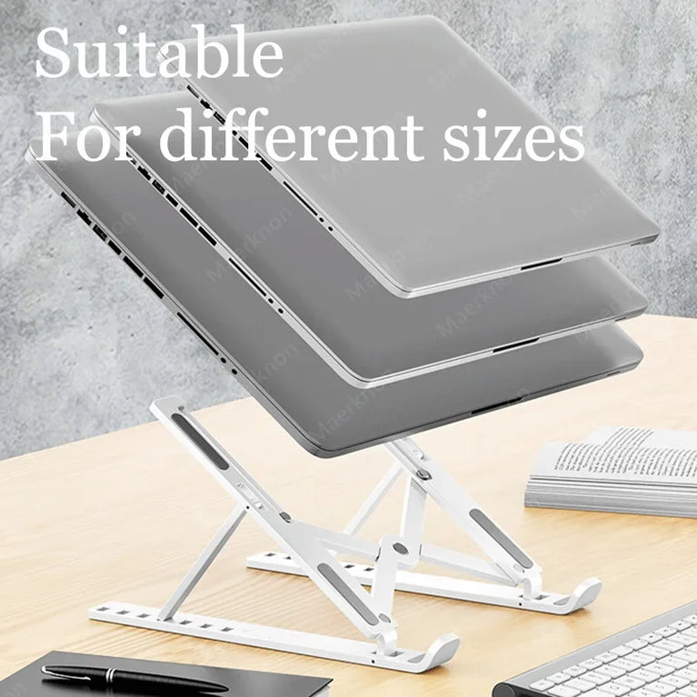 Portable Adjustable Laptop Stand | Foldable Ergonomic Notebook & Tablet Holder