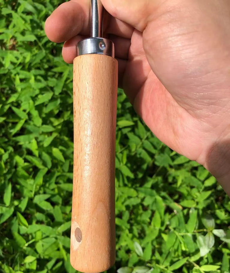 Stainless Steel Weeding Hook Garden Tool for Root Removal and Soil Work