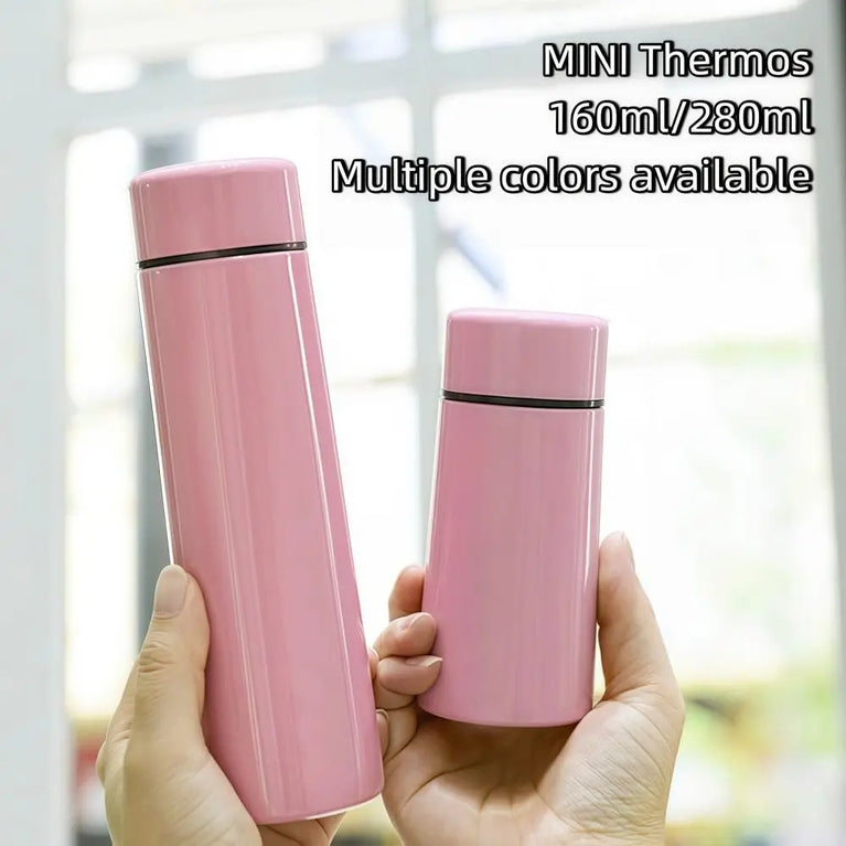 Mini Thermos Cup 160ml Portable Travel Mug Stainless Steel Bottle