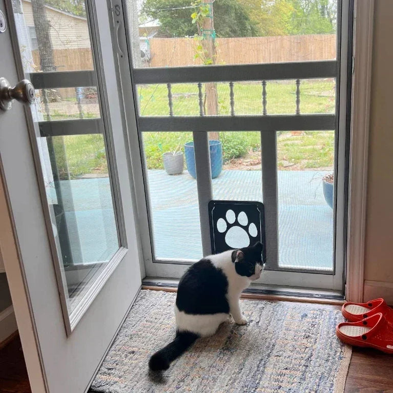 Lockable Magnetic Pet Screen Door | Easy Install Garden Gate