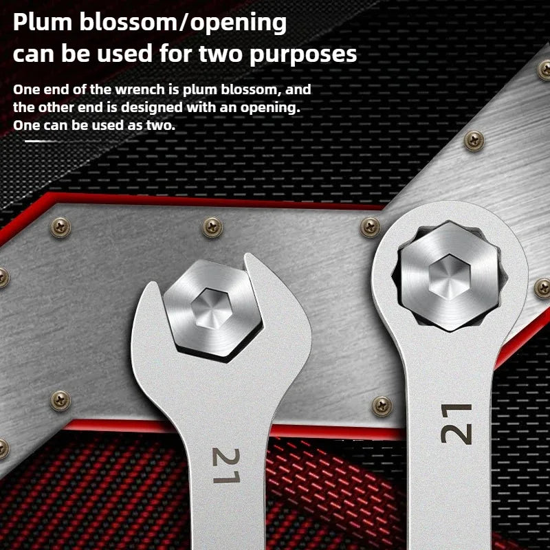 Ultra-Thin Combination Wrench | Precision Dual-Purpose Hand Tool
