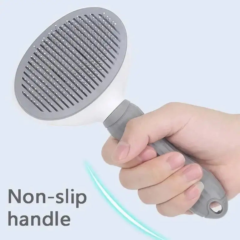 Pet Dog Brush Cat Comb Self Cleaning Pet Hair Remover Dematting Grooming Tool