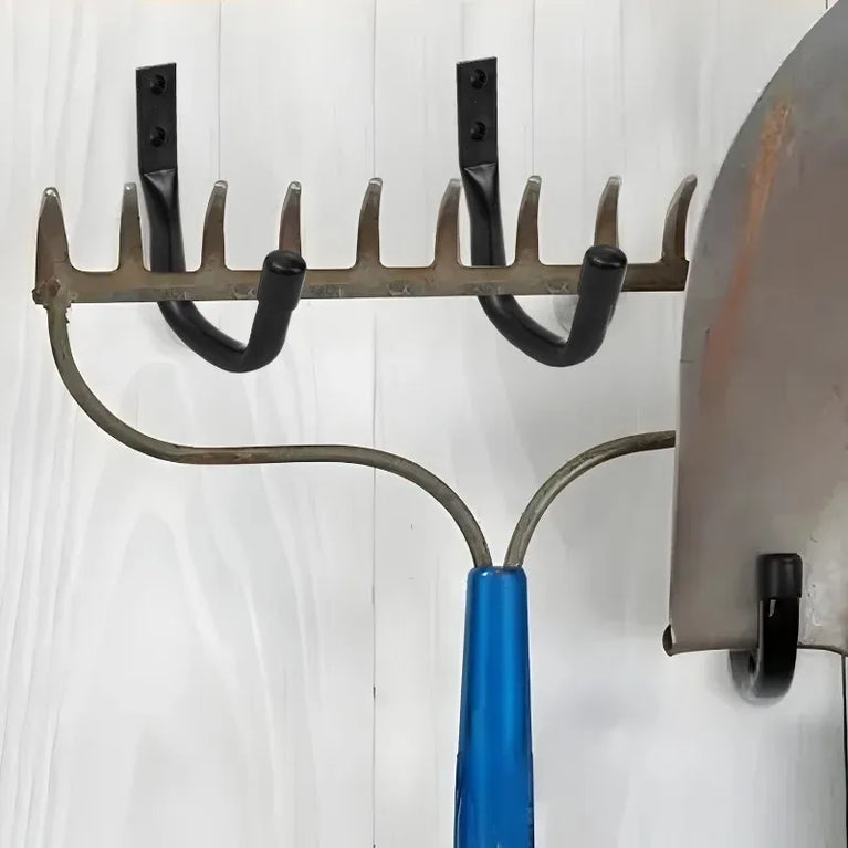 12/2x Heavy Duty Metal Garage Storage Hooks Wall Mounted J Hanger Hooks Utility Hanging Hook for Cycling Bike Garden Accessories