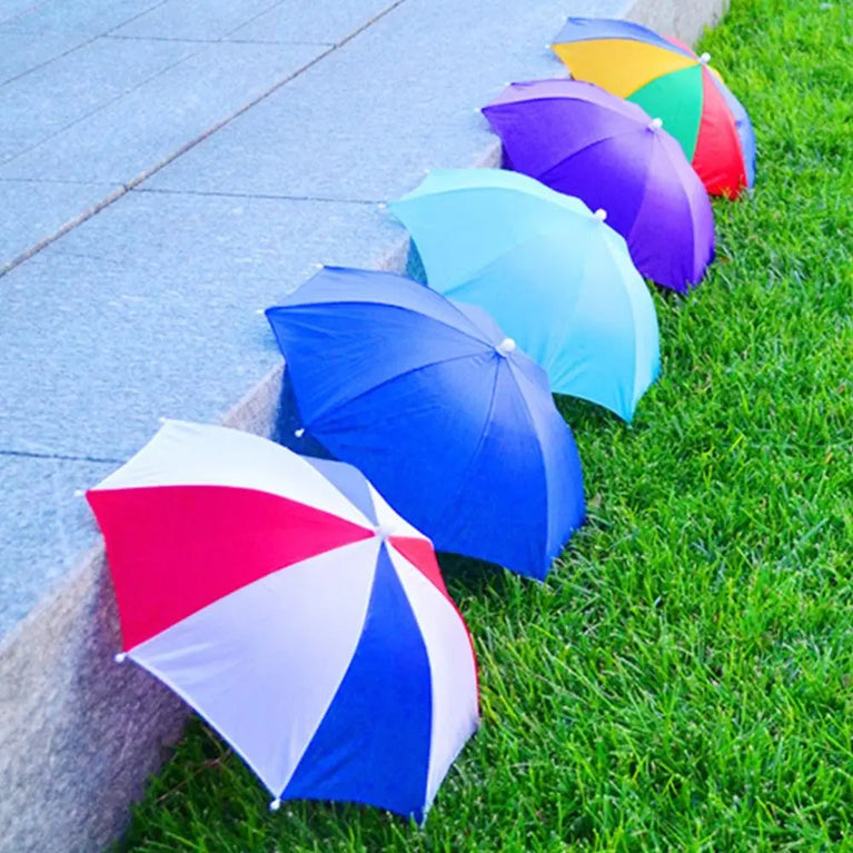 Foldable Head Umbrella Hat | Hands-Free Sun & Rain Protection