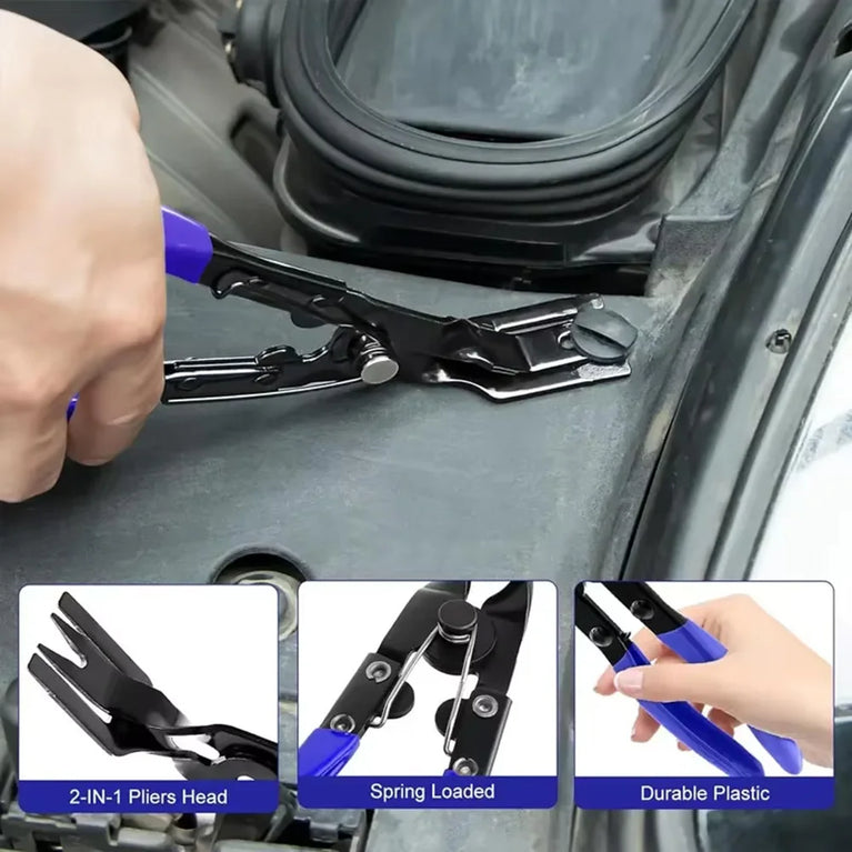 Professional Car Clip Removal Pliers | Heavy-Duty Auto Body & Trim Fastener Tool
