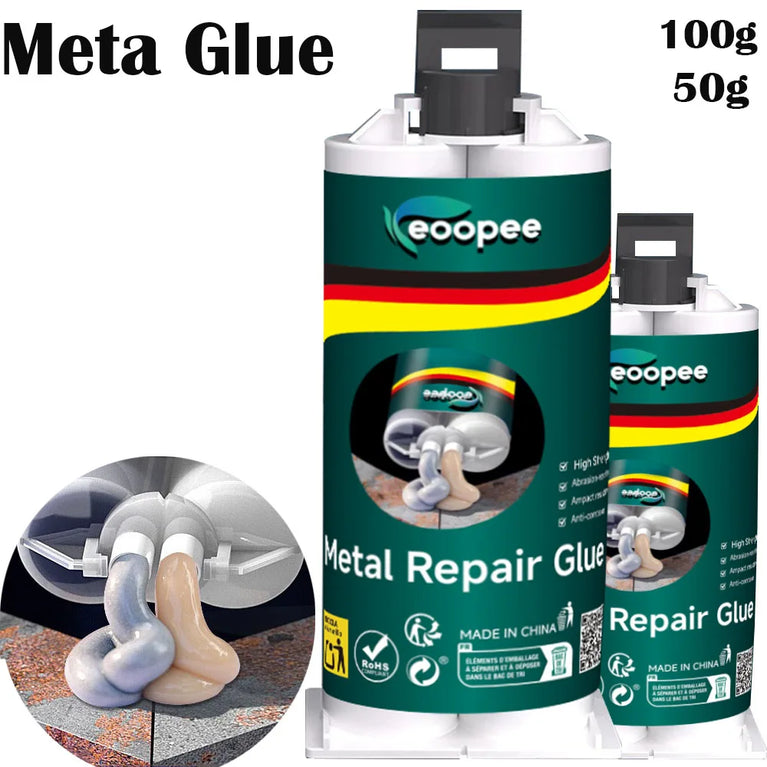 High-Strength Metal Repair Glue | Heat-Resistant AB Epoxy Adhesive & Sealant