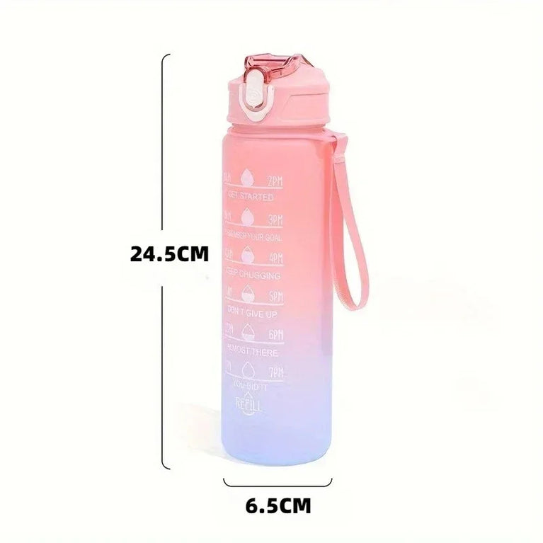 750ML Frosted Sports Waterbottle Anime Gaming Outdoor Gym Bottle