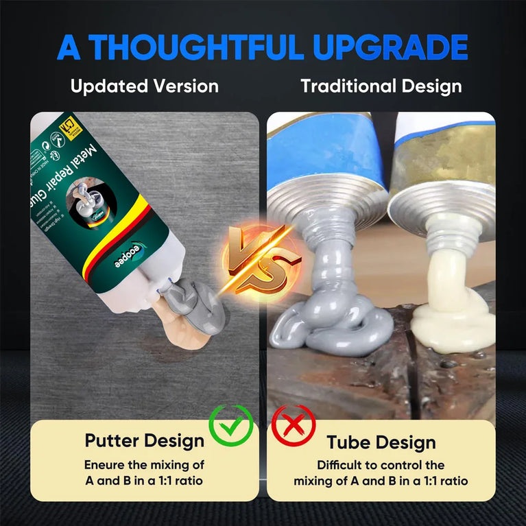 High-Strength Metal Repair Glue | Heat-Resistant AB Epoxy Adhesive & Sealant
