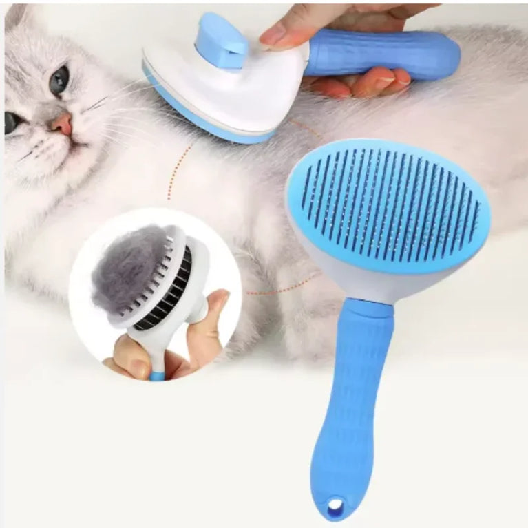 Stainless Steel Cat Grooming Comb Hair Remover Dematting Tool