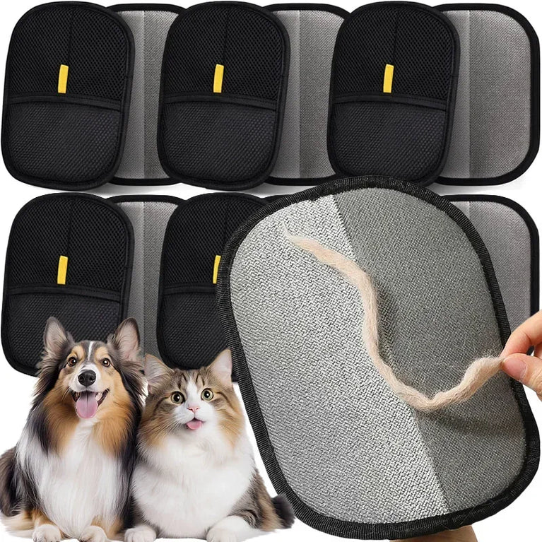 Pet Hair Remover Brush Kitten Hair Remover Gloves Deshedding Grooming Kit