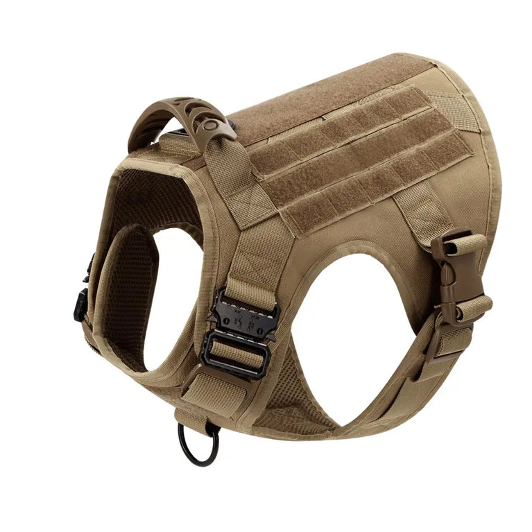 Military Tactical Dog Harness Adjustable Heavy Duty Training Vest For Large Dogs