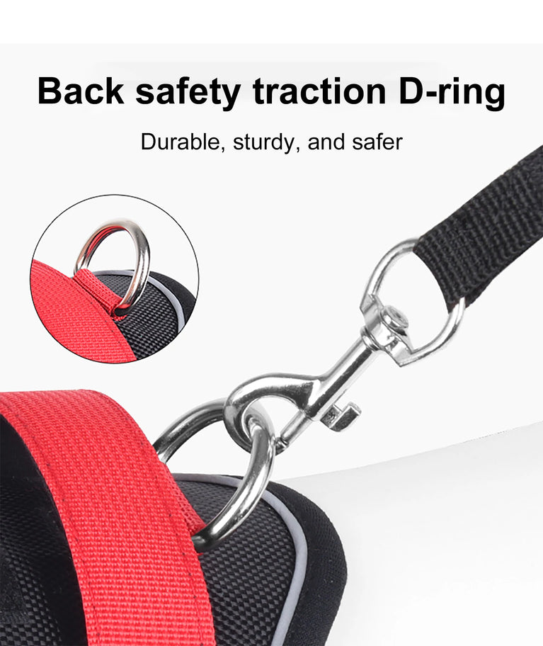 Reflective Tactical Dog Harness Vest Waterproof Oxford Durable Adjustable Large Dog Harness