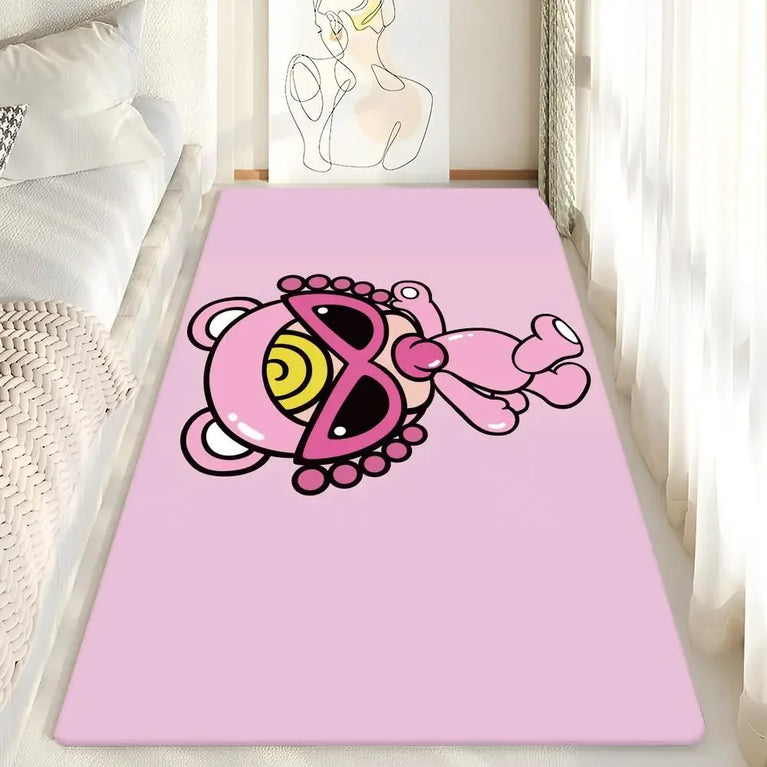 Non-Slip Washable Cartoon Area Rugs for Kids Room and Living