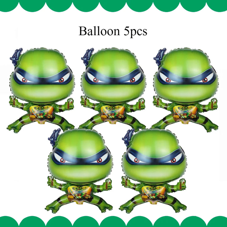 Decoration Birthday Turtlei Disposable Tableware Set Party