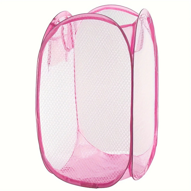 Large Foldable Dirty Clothes Basket | Fine-Mesh Home Organization System