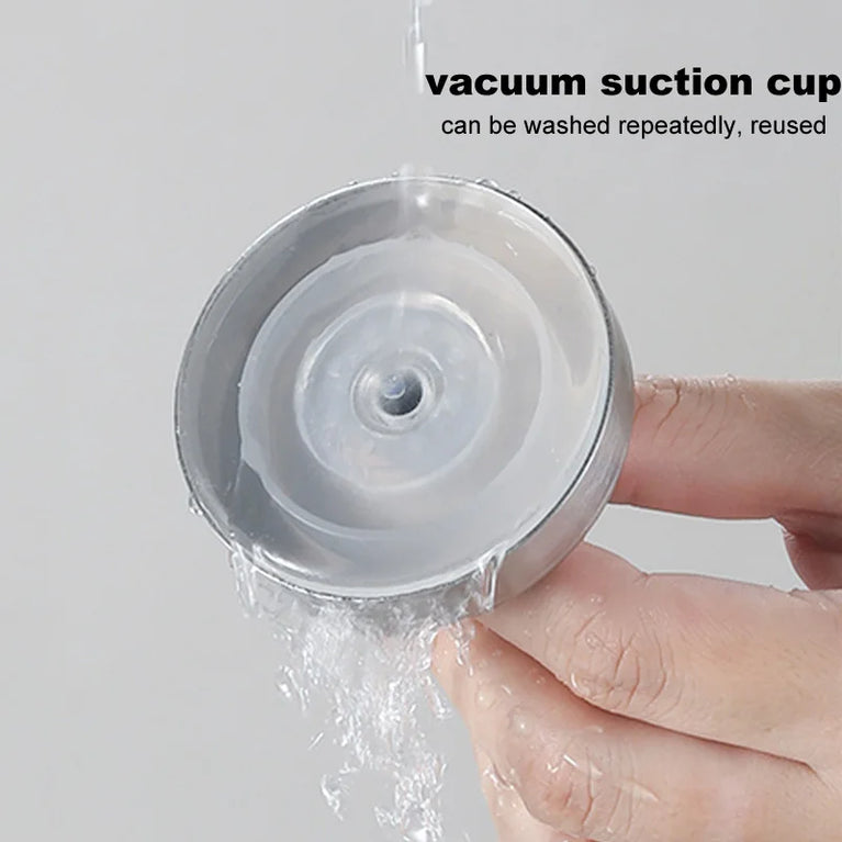 Bathroom Vacuum Suction Cup Hooks Towel Robe Holder Rack Stainless Steel Hook Hanger For Shower Glass Self Adhesive Wall Hooks