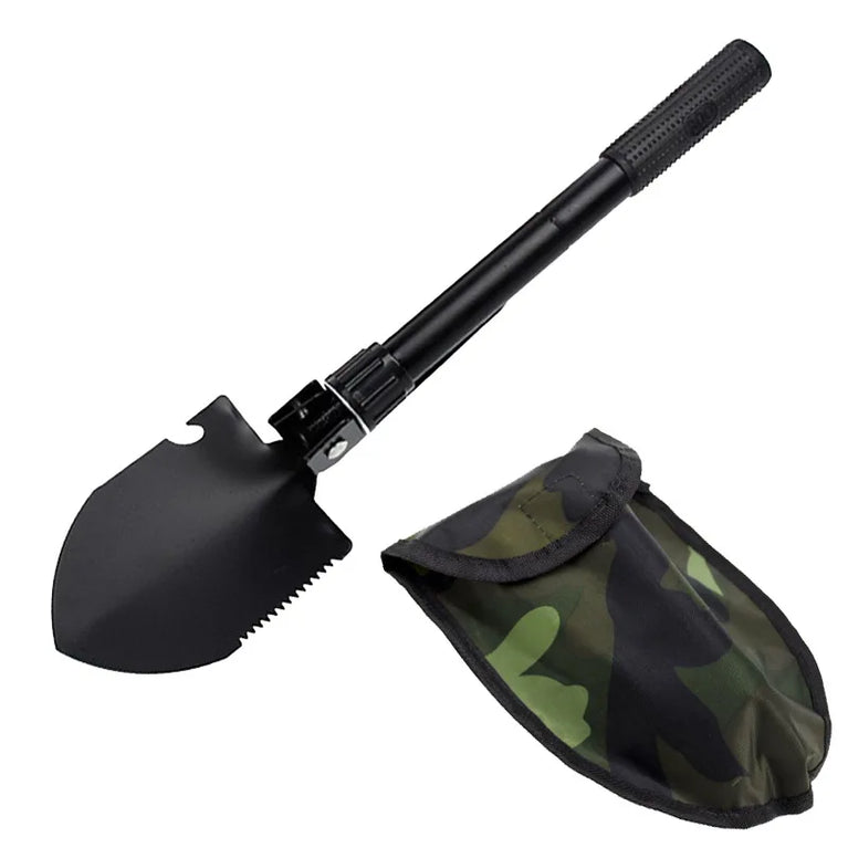 Multifunctional Folding Shovel for Camping Garden and Outdoor Use