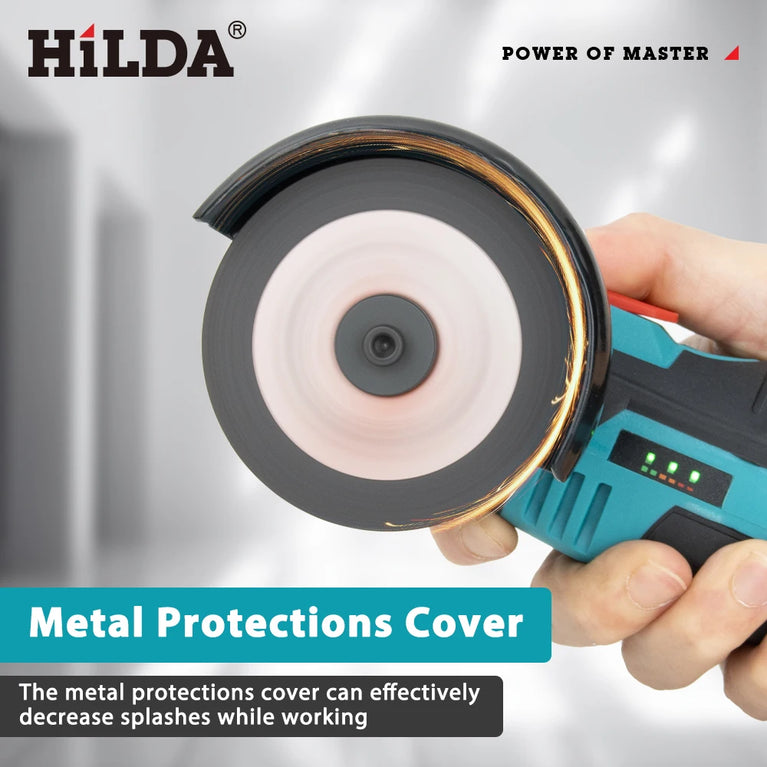 12V 3-Inch Mini Lithium Angle Grinder | Compact Cordless Polishing & Cutting Machine