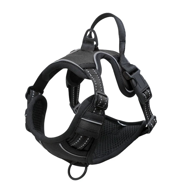 Heavy Duty No Pull Dog Harness Reflective Adjustable Control Handle Vest