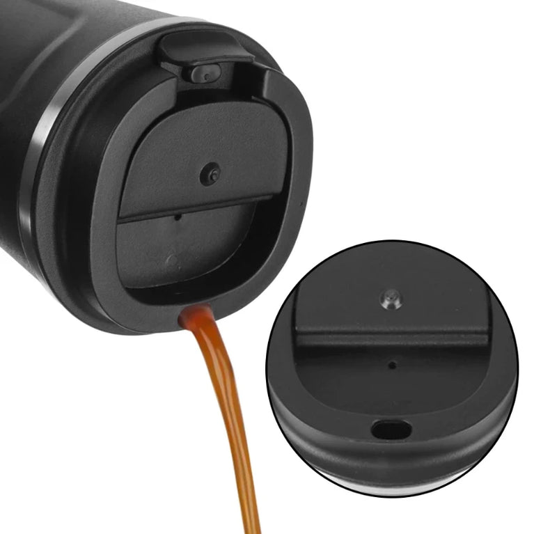 Thermo Cafe Double Stainless Steel Coffee Mug Leak-Proof Travel Cup 380/510ML