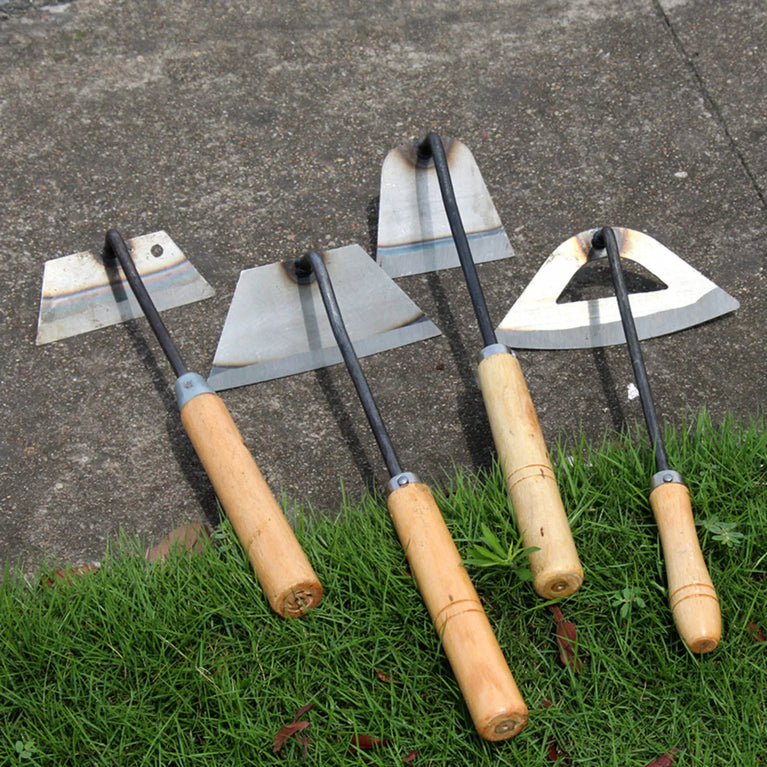Dual-Purpose Hardened Weeding Hoe | Carbon Steel Gardening Hook