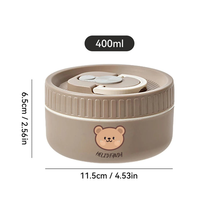 304 Stainless Steel Thermal Bento Lunch Box Leakproof Insulated Food Container
