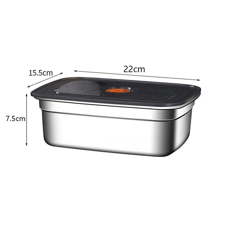 304 Stainless Steel Leakproof Lunch Box Bento Container Storage Box