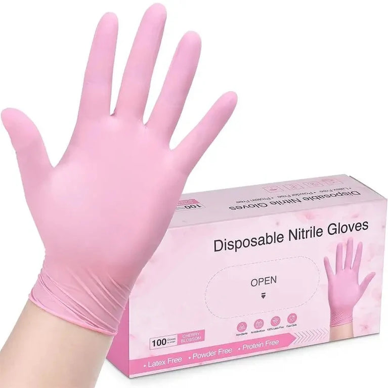 20/50/100PCS Nitrile Gloves Disposable Kitchen Gloves Powder Free