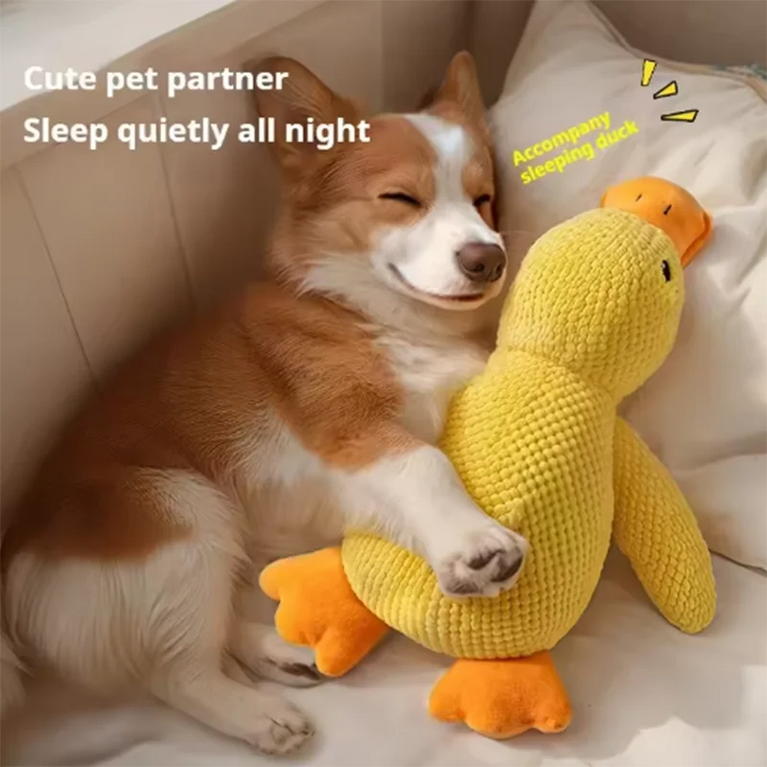 Duck Dog Toy Plush Chew Resistant Durable Dog Toy Quacking Sound