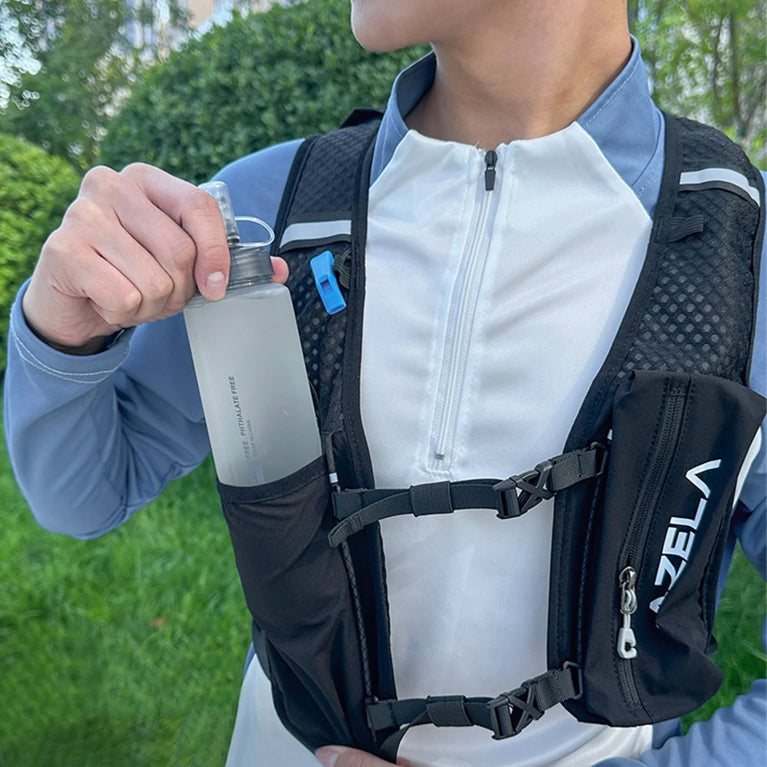 250/500ml Folding Soft Sport Water Bottle Portable Lightweight Camping Running Hydration Bag
