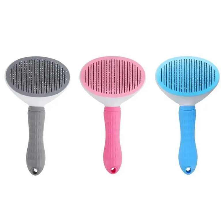 Pet Dog Brush Cat Comb Self Cleaning Pet Hair Remover Dematting Grooming Tool