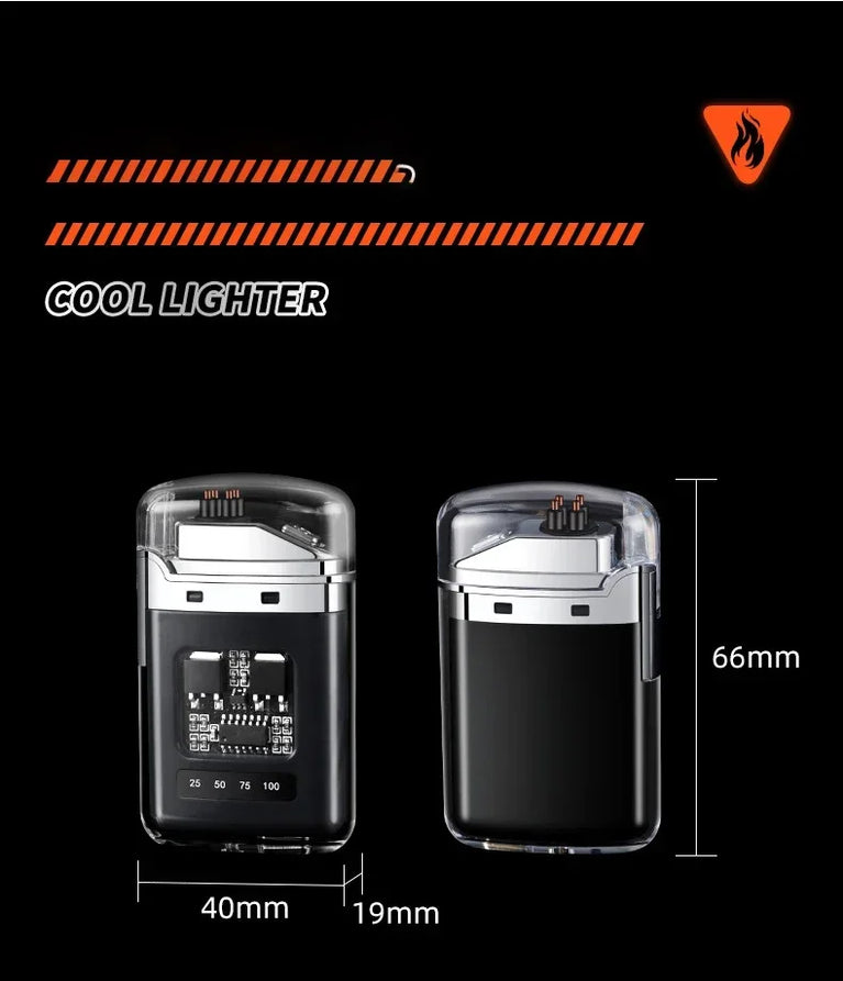 Electric Double Arc USB Plasma Lighter | Windproof Rechargeable Outdoor Tool