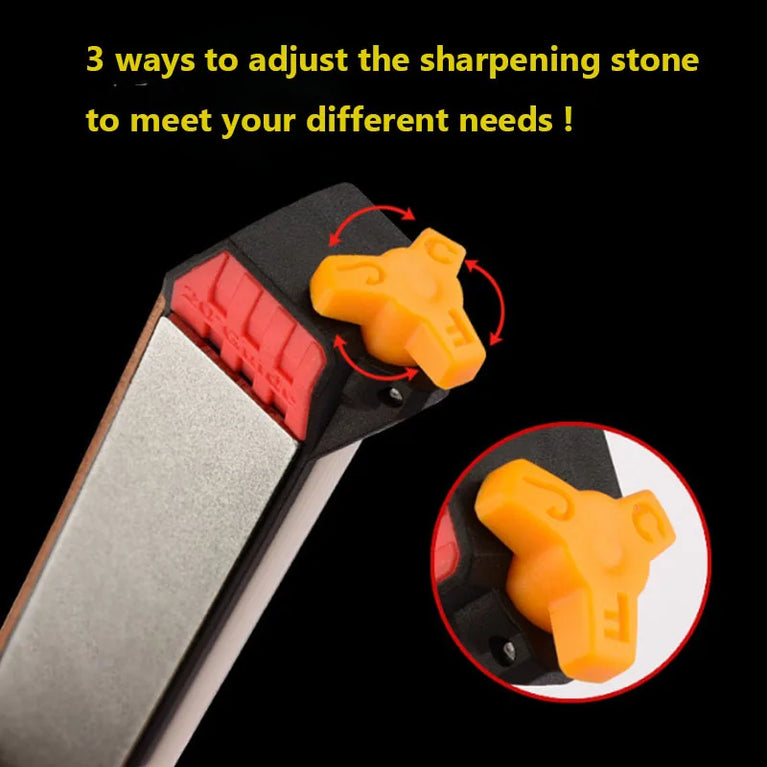 Double-Sided Diamond Knife Sharpener | Portable Whetstone & Honing Tool