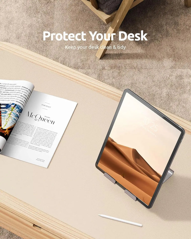 Professional Leather Desk Pad | Large Non-Slip Mouse Pad & Desk Protector