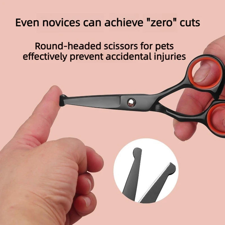 5.5-Inch Pet Grooming Scissors | Precision Trimming for Cats & Dogs