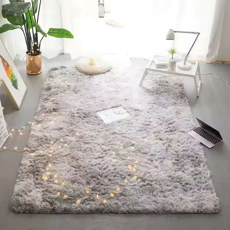 Fluffy Non-Slip Washable Area Rugs for Living Room and Bedroom